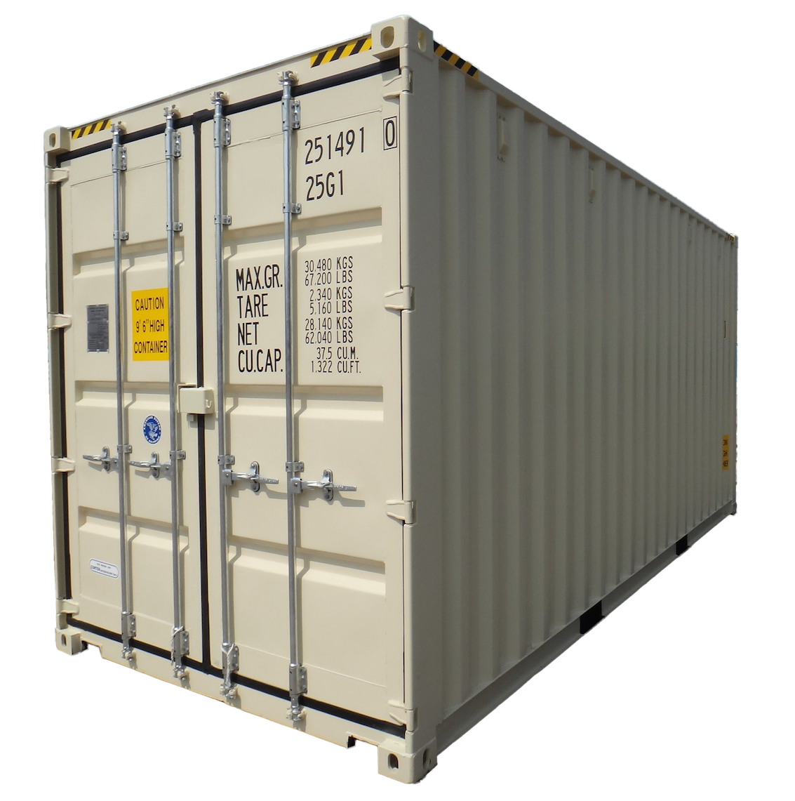 20ft High Cube Shipping Container